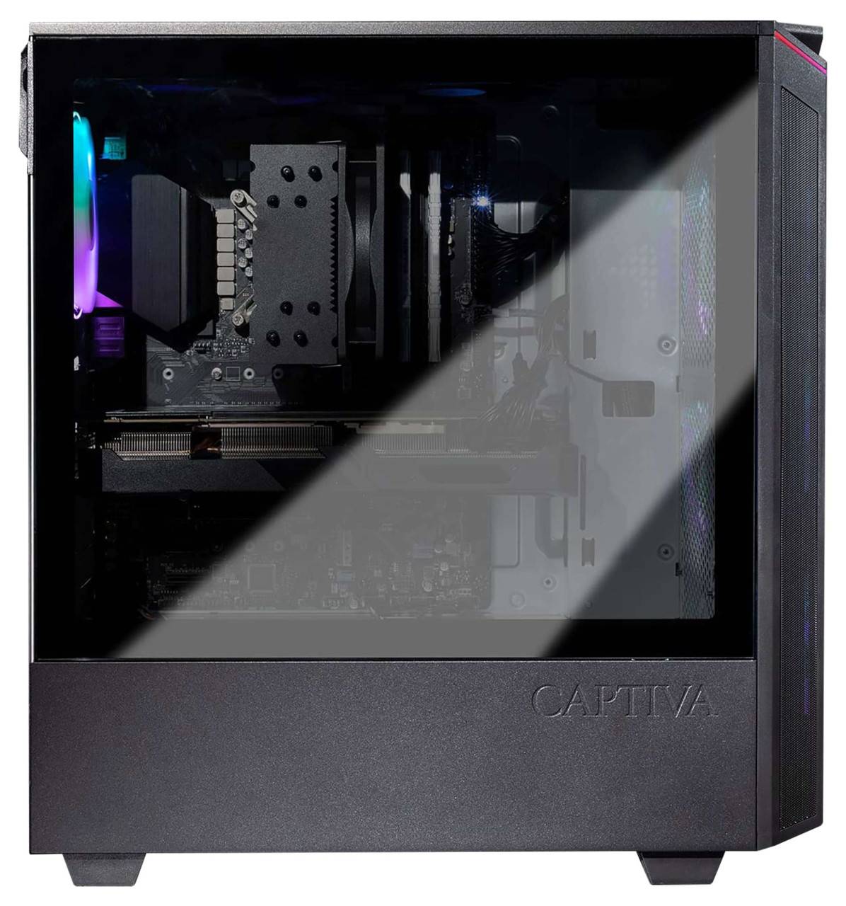 Captiva PC Highend Gaming R88-796 (Ryzen 7 9800X3D/RX9070 16GB GDDR6/SSD 1TB/32GB/WLAN/Windows 11 Home 64-bit)