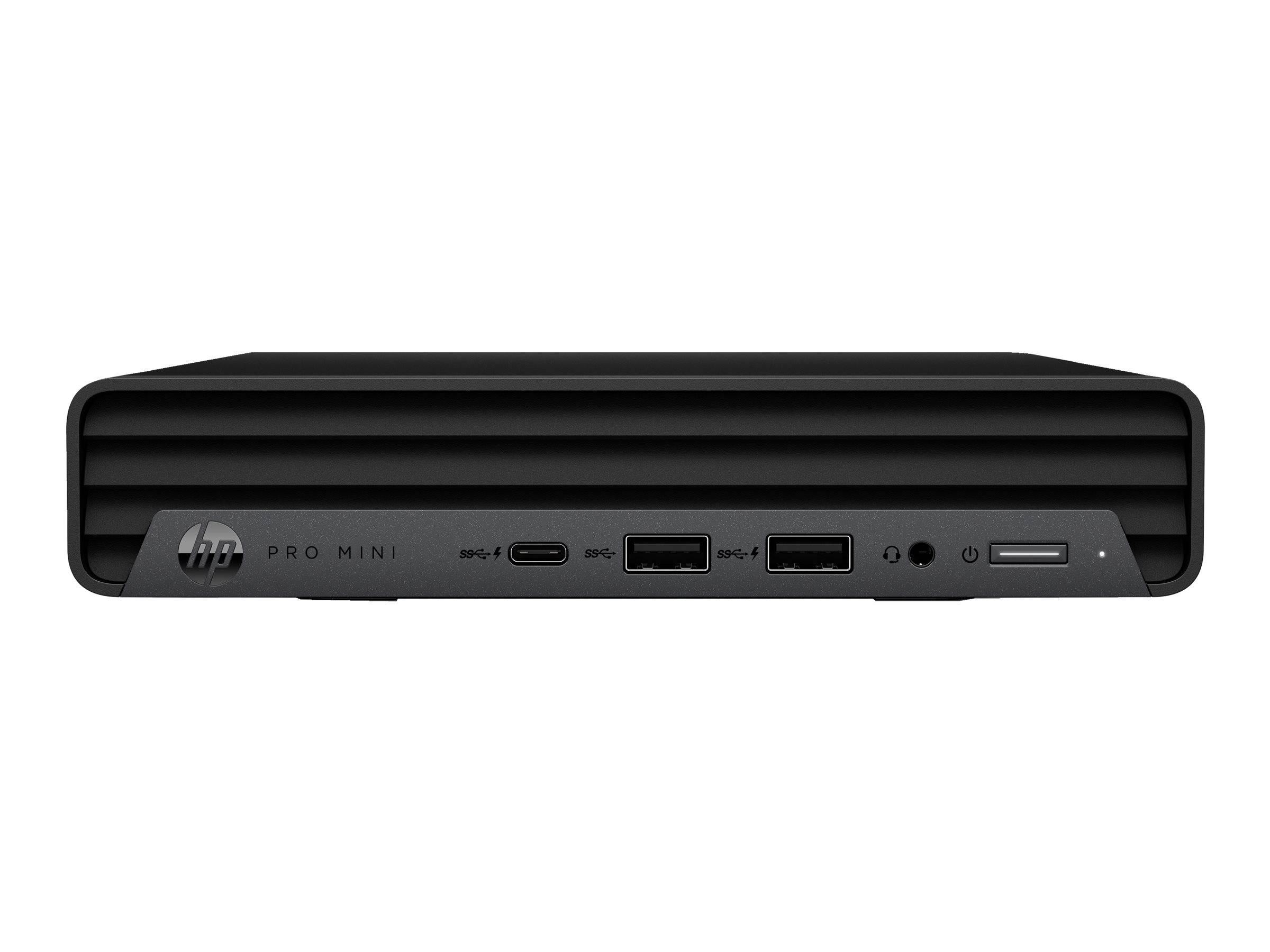 HP Pro 400 G9 - Mini - Core i5 i5-14500T / 1.7 GHz - RAM 8 GB - SSD 256 GB - NVMe - UHD Graphics 770 - 1GbE, Wi-Fi 6E, B