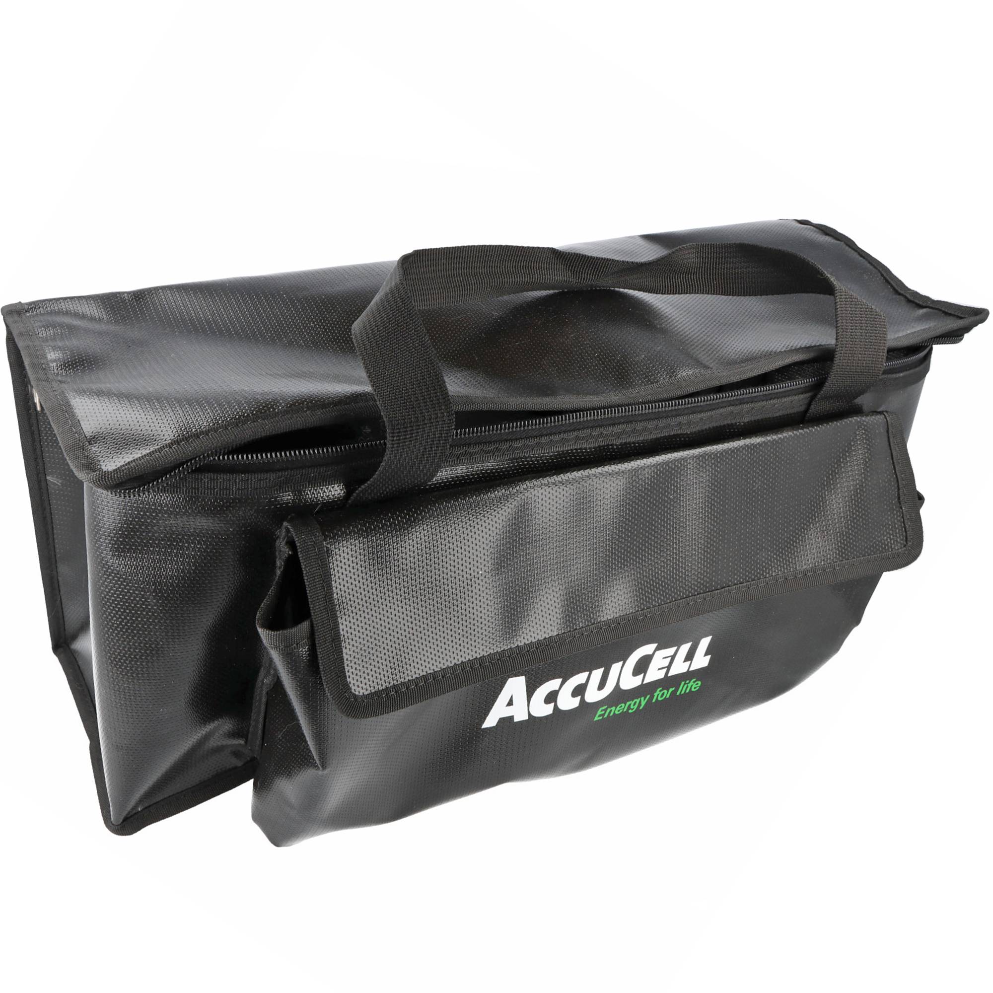 Li-ion AkkuSafe - BikeBag E-Bike Akku Aufbewahrungstasche, schwarz, Abmessungen 150 x 450 x 200mm