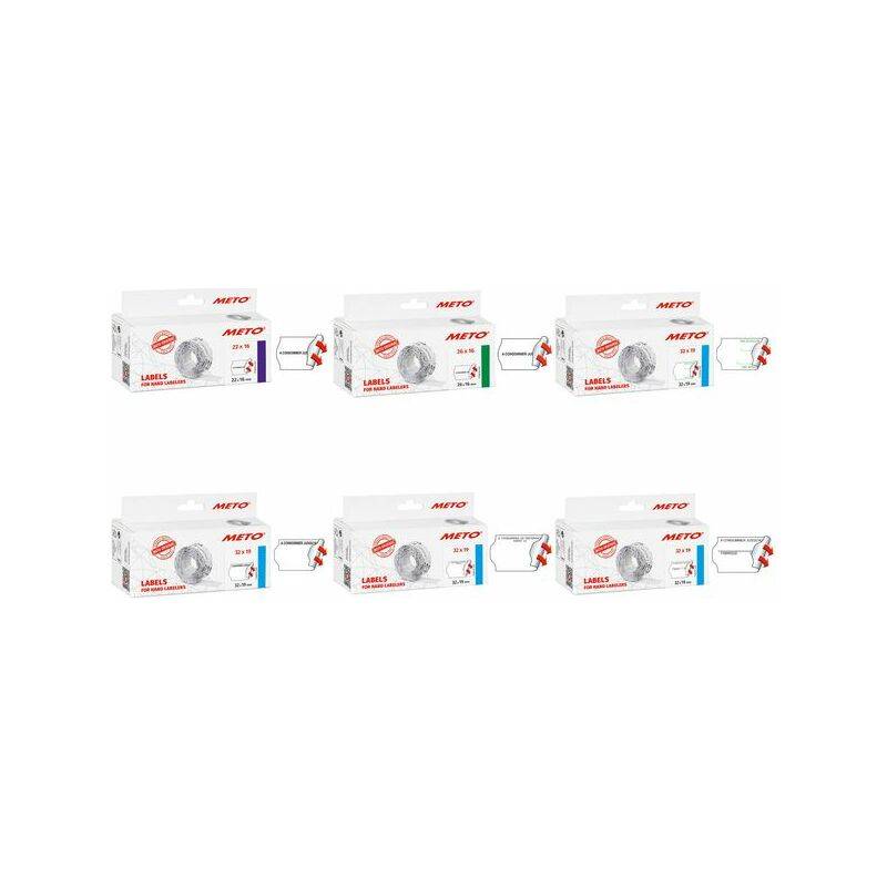 METO Vordruck-Etiketten für Preisauszeichner, 32 x 19 mm