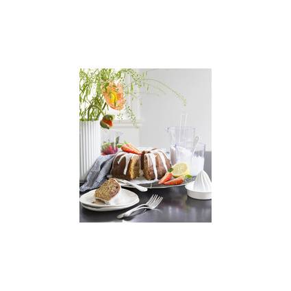 GastroMax Napfkuchenform, aus Karbonstahl, 1,8 Liter, grau