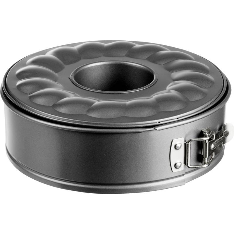 GastroMax Springform-Set mit 2 Böden, Karbonstahl, 240 mm