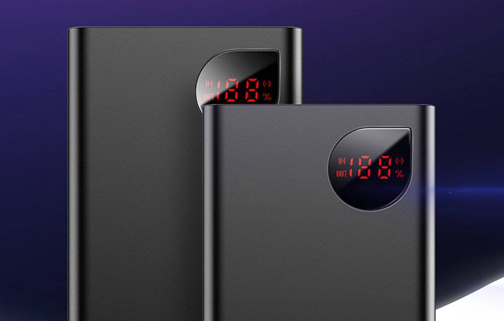 Powerbank Baseus Adaman Metal, 20000mAh, 2xUSB, USB-C, Lightning, microUSB 22.5W (schwarz)