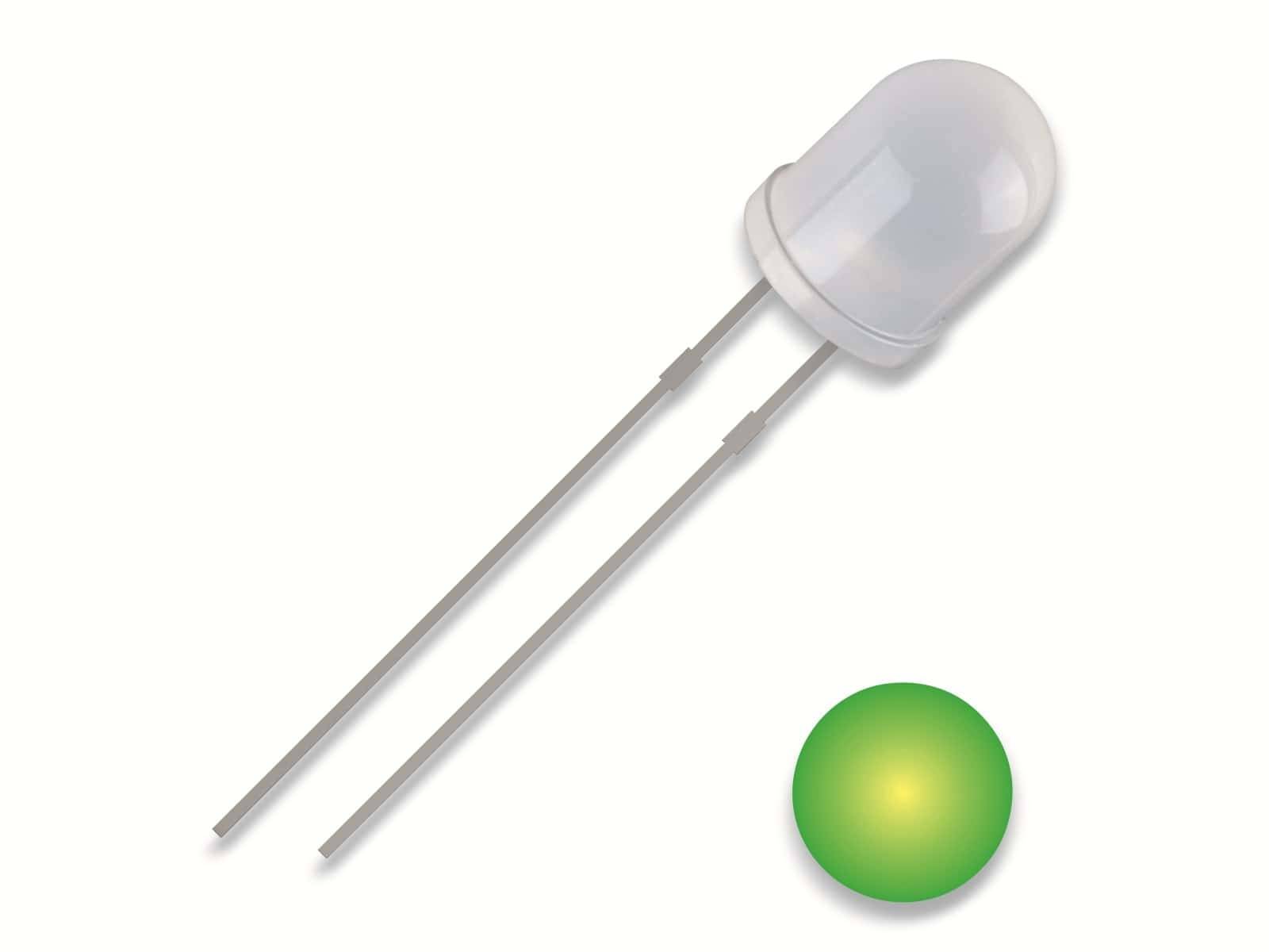 QUADRIOS LED, 5 mm, Gelb/Grün, 2,54 mm
