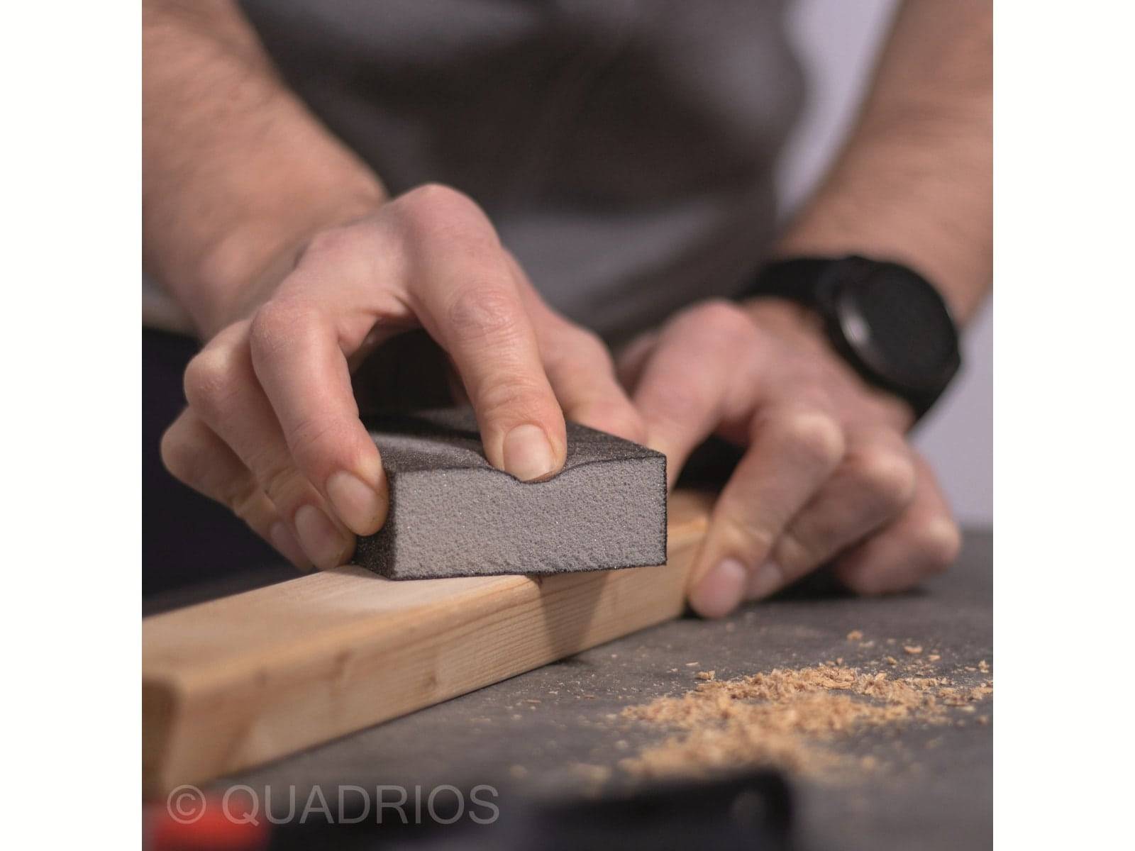 QUADRIOS Schleifschwamm 2202T005, Körnung: 180