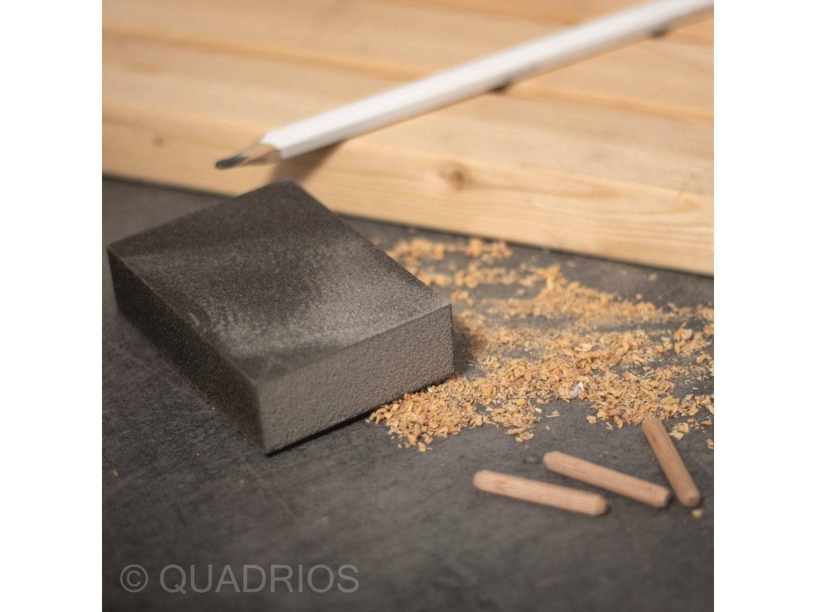 QUADRIOS Schleifschwamm 2202T004, Körnung: 100