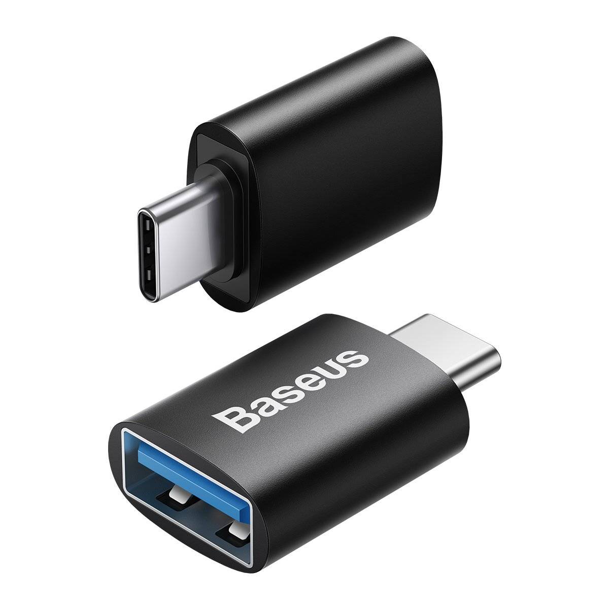 Baseus Ingenuity USB-C auf USB-A Adapter OTG (Schwarz)