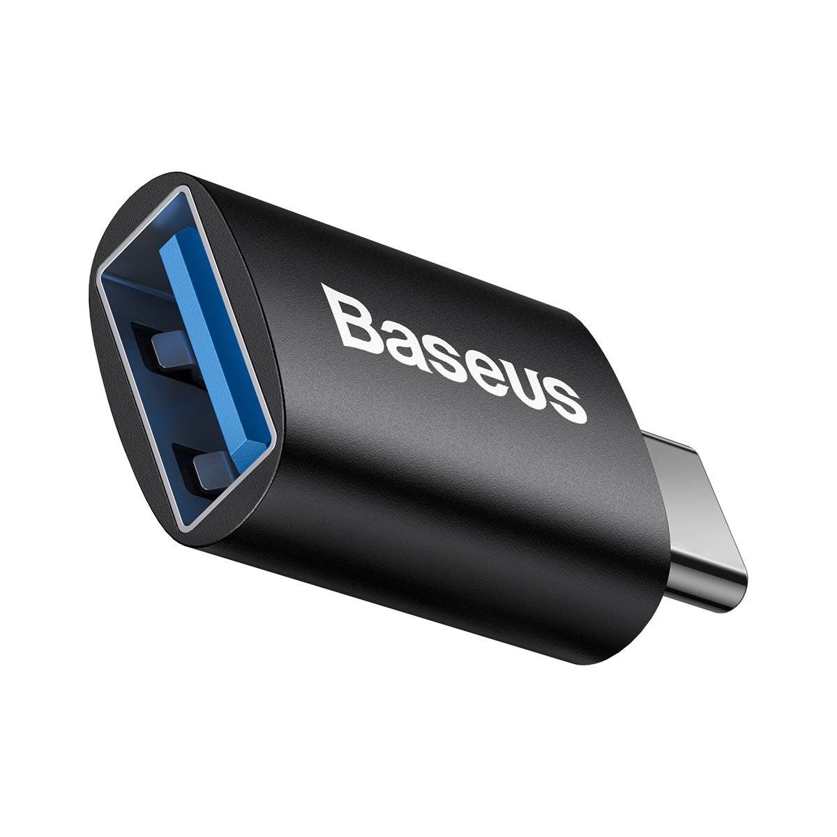 Baseus Ingenuity USB-C auf USB-A Adapter OTG (Schwarz)