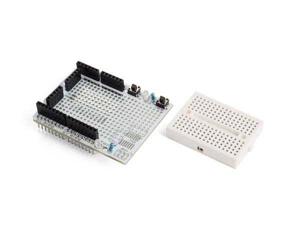 PROTOSHIELD PROTOTYPING-PLATINE MIT MINI-STECKPLATINE FÜR ARDUINO UNO