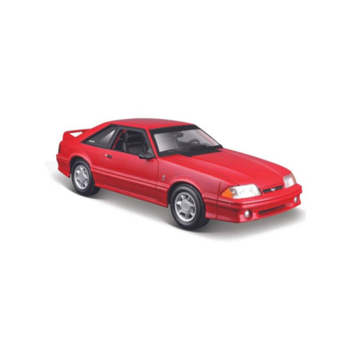Maisto 32906 - Modellauto - Ford Mustang SVT Cobra '93 (rot, Maßstab 1:24) Modell Auto Spielzeugauto