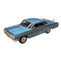 Maisto 32908 - Modellauto - Chevrolet Impala SS '64 (blau, Maßstab 1:26) Modell Auto Spielzeugauto Maisto 32908 - Modellauto - Chevrolet Impala SS '64 (blau, Maßstab 1:26) Modell Auto Spielzeugauto