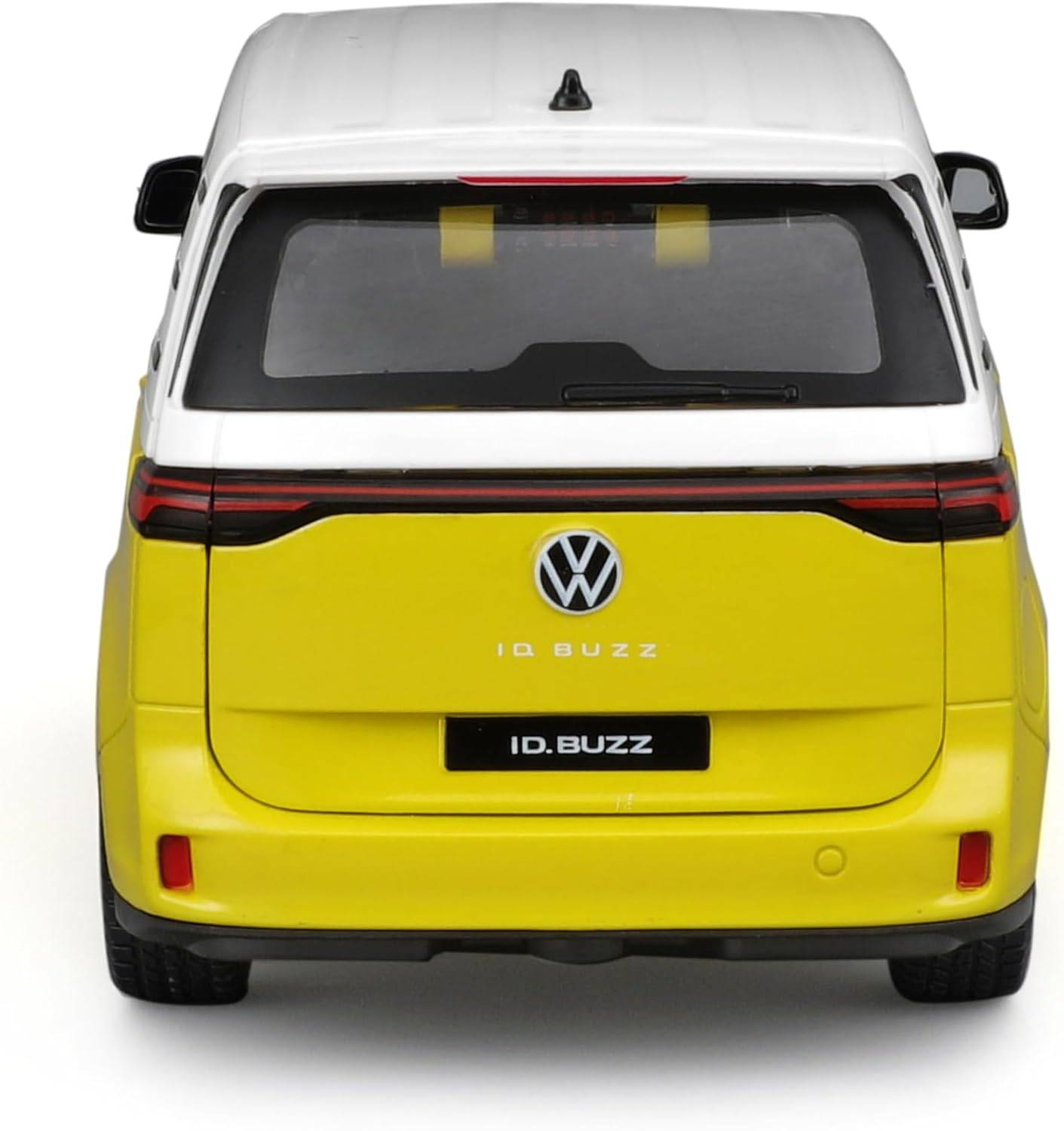Maisto 32914Y - Modellauto - VW ID.Buzz (weiß-gelb, Maßstab 1:24) Modell Auto Spielzeugauto