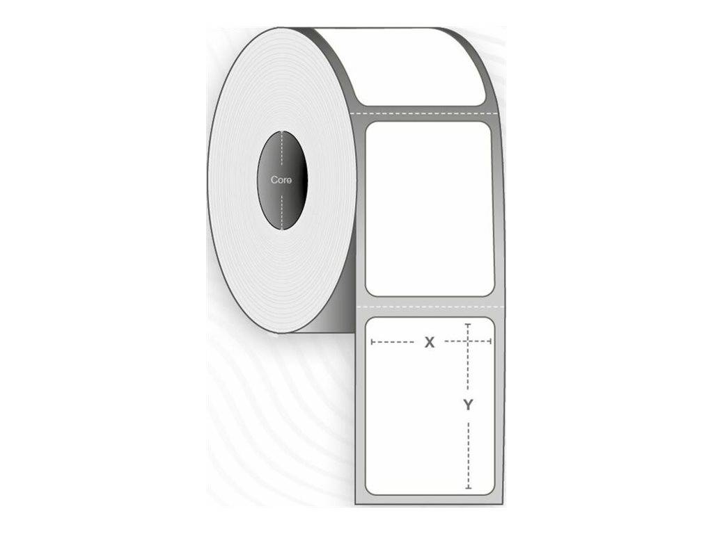 Capture Permanenter Klebstoff - beschichtet - perforiert - weiß - 57 x 32 mm