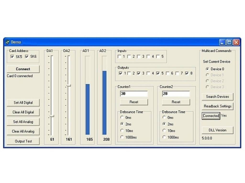 USB EXPERIMENT INTERFACE BOARD