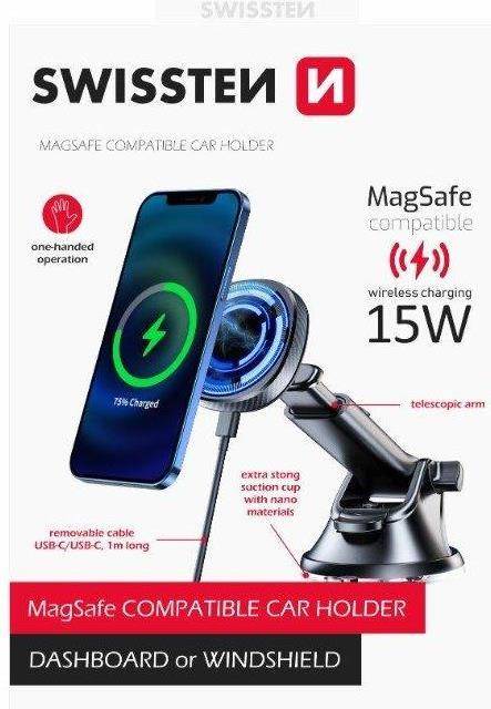 Swissten 15W MagSafe kabelloses Laden (65010610)