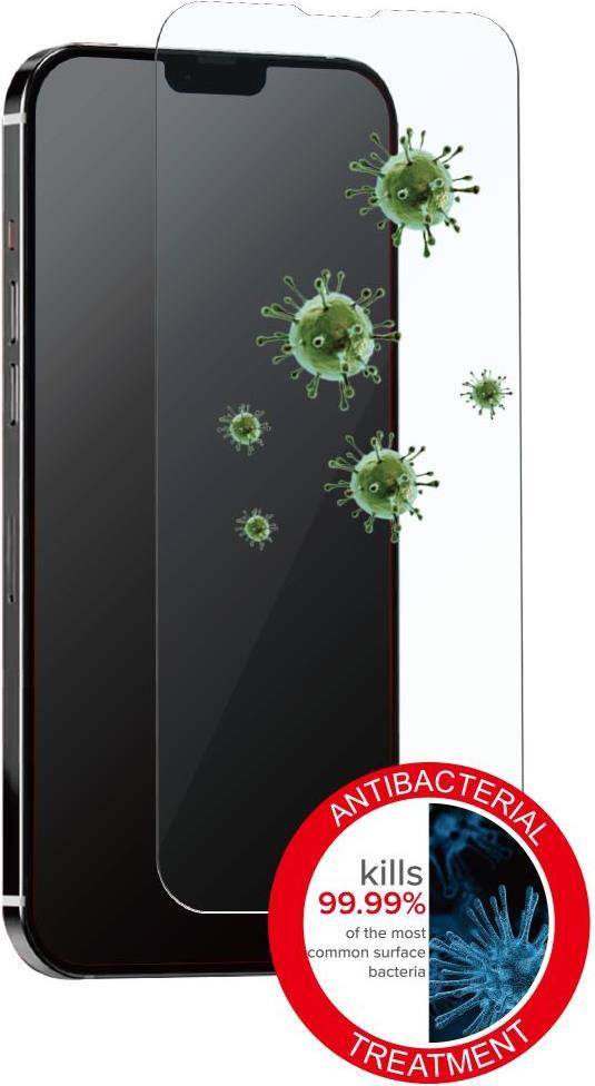 eSTUFF Titan Shield Antibacterial Glass Screen Protector for iPhone 13 mini