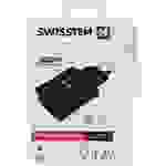 Swissten Travel Charger Smart IC, 2 x USB, 2.1A, black, Blister (22033000)