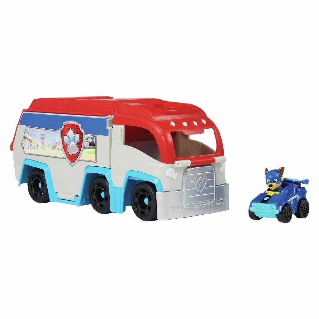 Paw Patrol: Der Mighty Kinofilm, Pup Squad Patroller Teamfahrzeu (mit Chase-Spielzeugauto, Spielzeug)