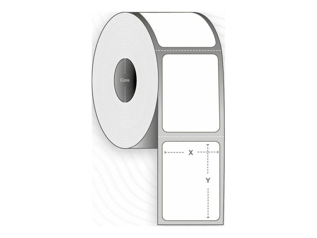 Capture Permanenter Klebstoff - beschichtet - perforiert - weiß - 51 x 25 mm