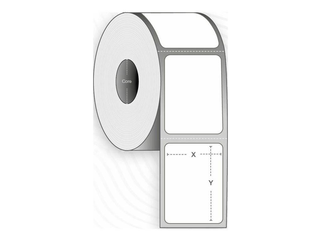 Capture Permanenter Klebstoff - beschichtet - perforiert - weiß - 102 x 38 mm