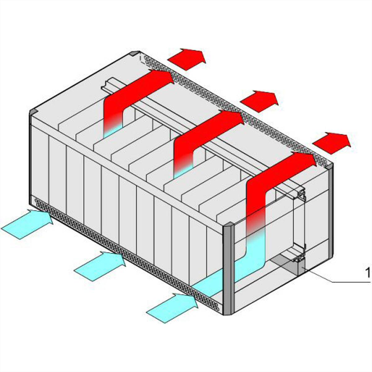 SCHROFF Schottdichtung für ratiopacPRO air - SCHOTTDICHTUNG 84TE (R/PRO)