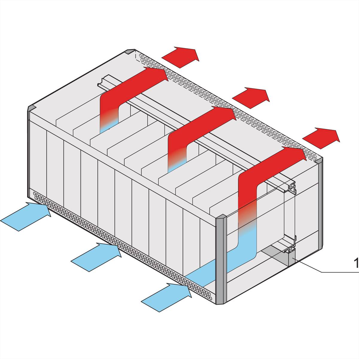 SCHROFF Schottdichtung für ratiopacPRO air - SCHOTTDICHTUNG 84TE (R/PRO)