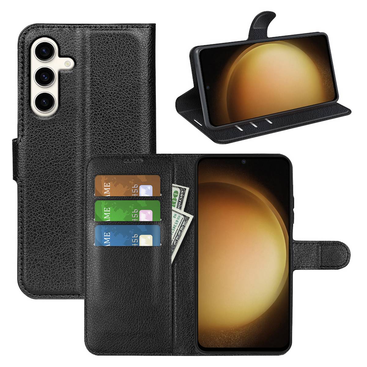 Für Samsung Galaxy S24 Plus Tasche Wallet Premium Schutz Hülle Cover