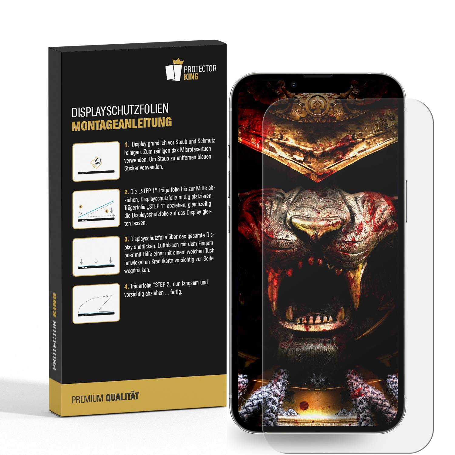 6x FULL COVER Displayschutzfolie für iPhone 14 Pro PREMIUM MATT ENTSPIEGELT Displayschutz Schutzfolie Folie