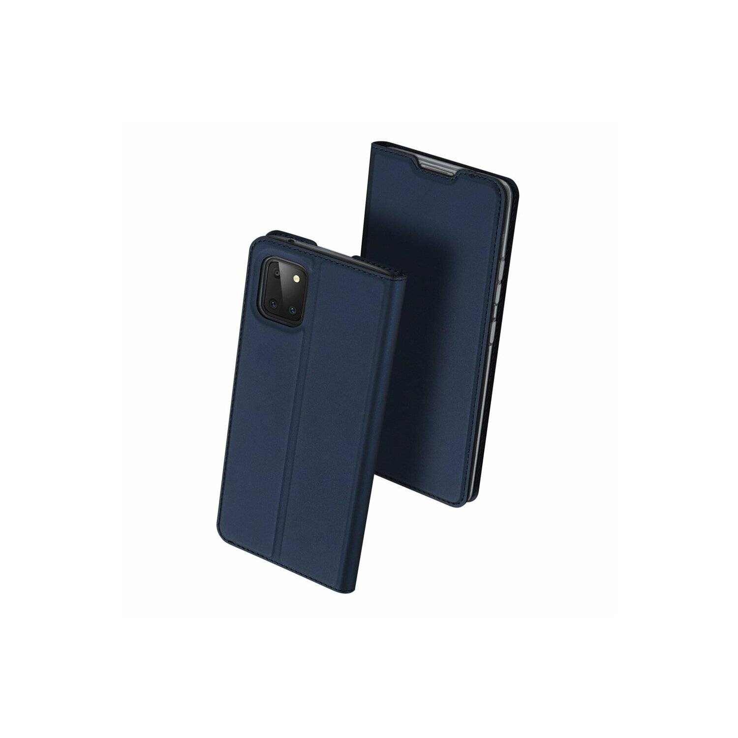 Buch Tasche "Dux Ducis" kompatibel mit Xiaomi Poco M6 Pro Handy Hülle Schutzhülle mit Standfunktion, Kartenfach Blau