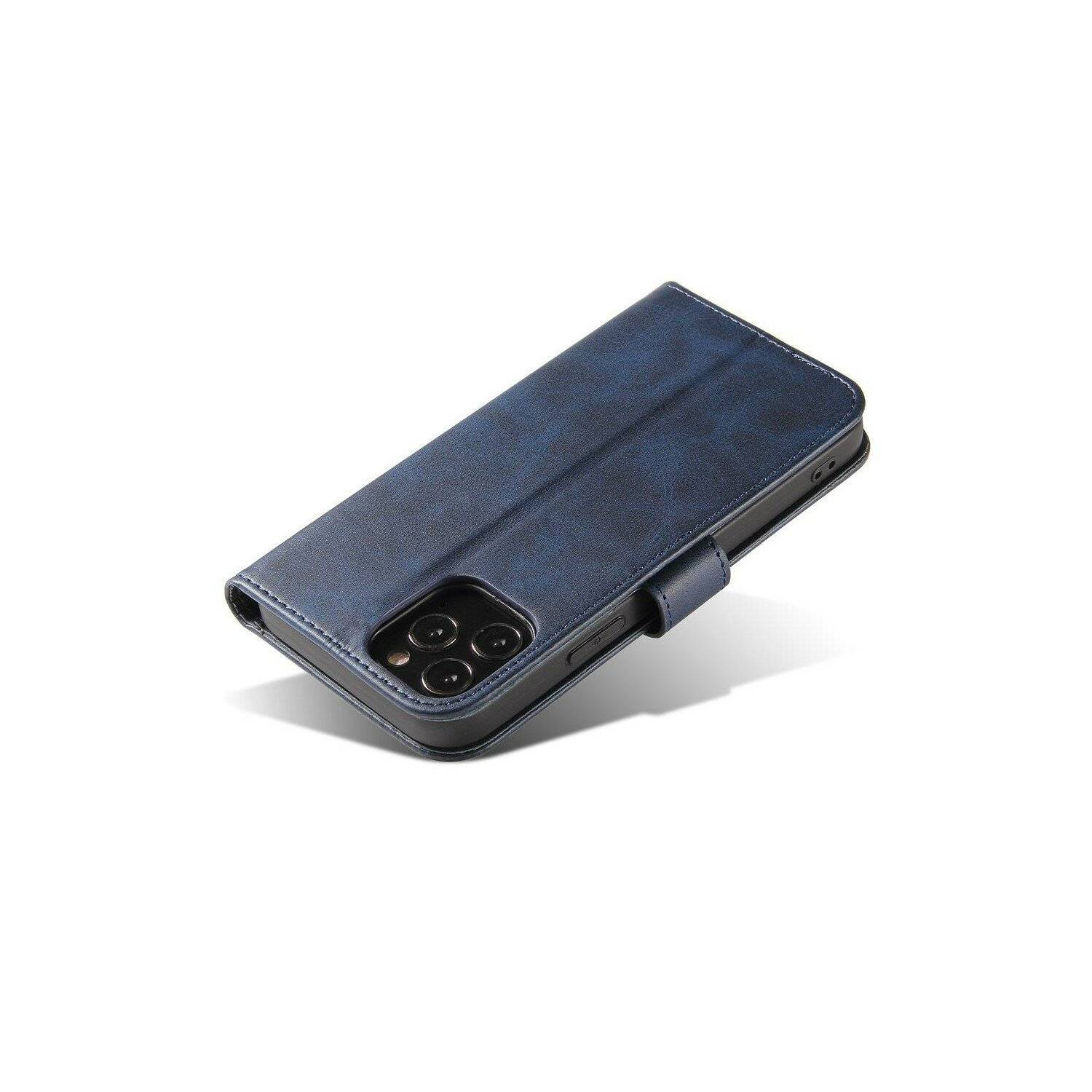 Premium Magnet Case Buch Tasche Schutzhülle aufklappbare Hülle Standfunktion kompatibel mit Samsung Galaxy A14 5G Blau