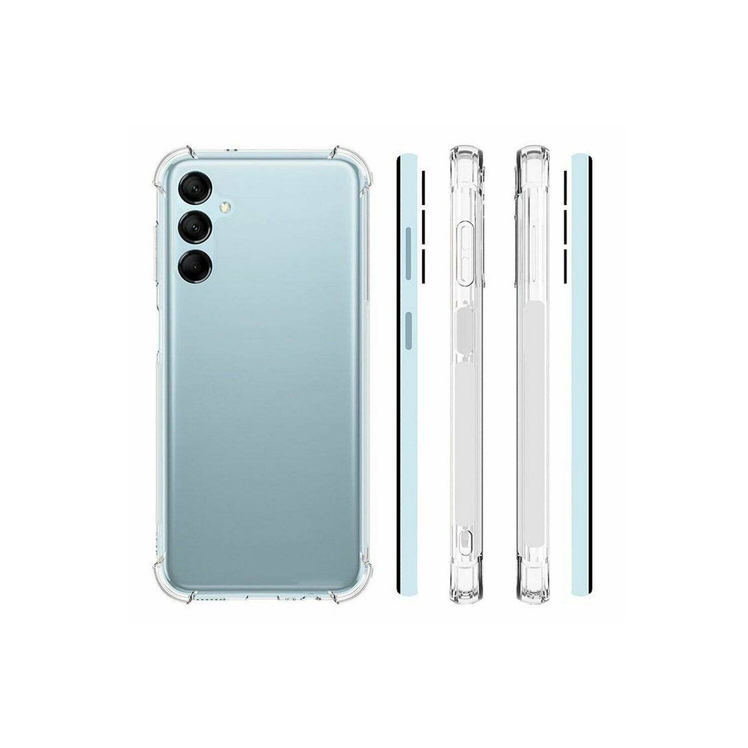 Hülle kompatibel mit XIAOMI 14 Antishock Case transparent
