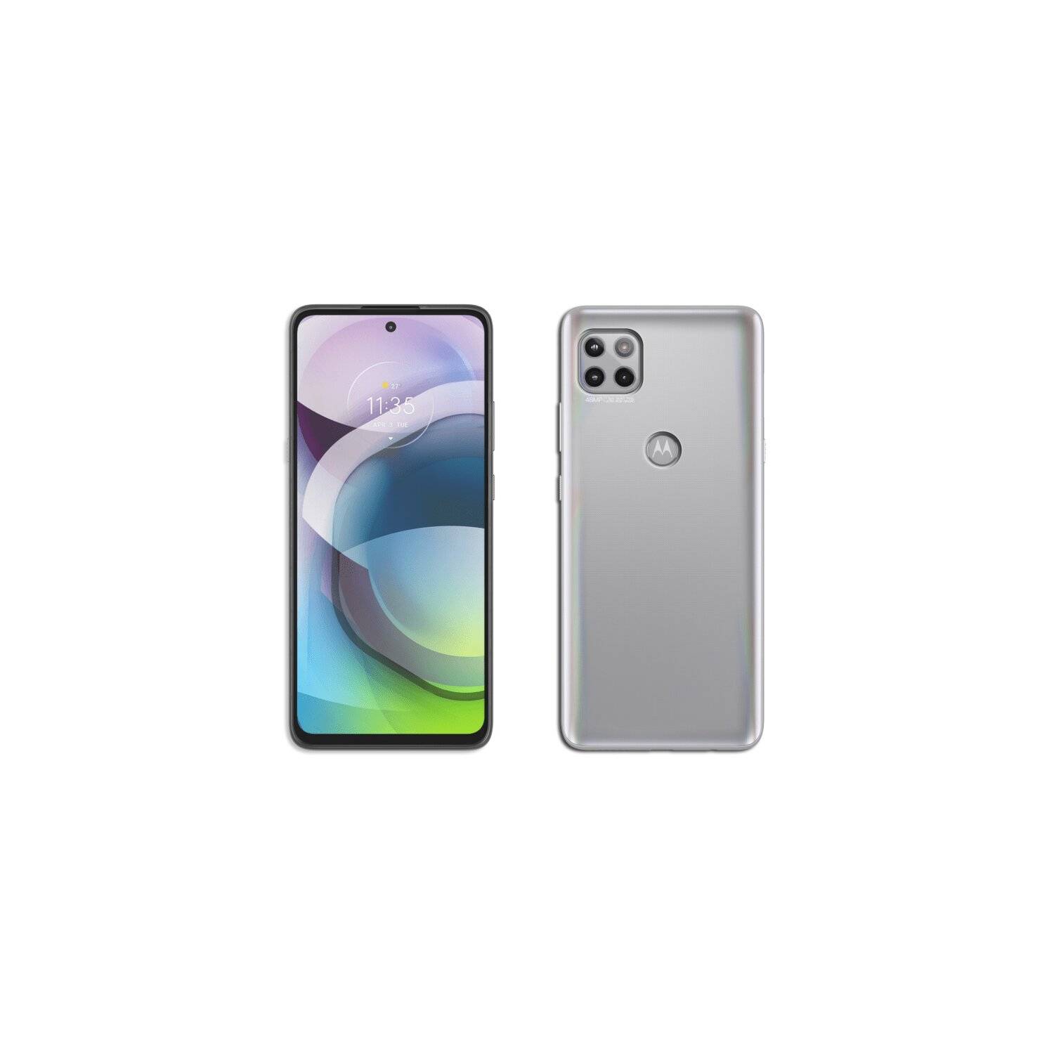 Silikon Hülle Basic kompatibel mit Motorola Moto E30 / E40 / E20S Case TPU Soft Handy Cover Schutz Transparent