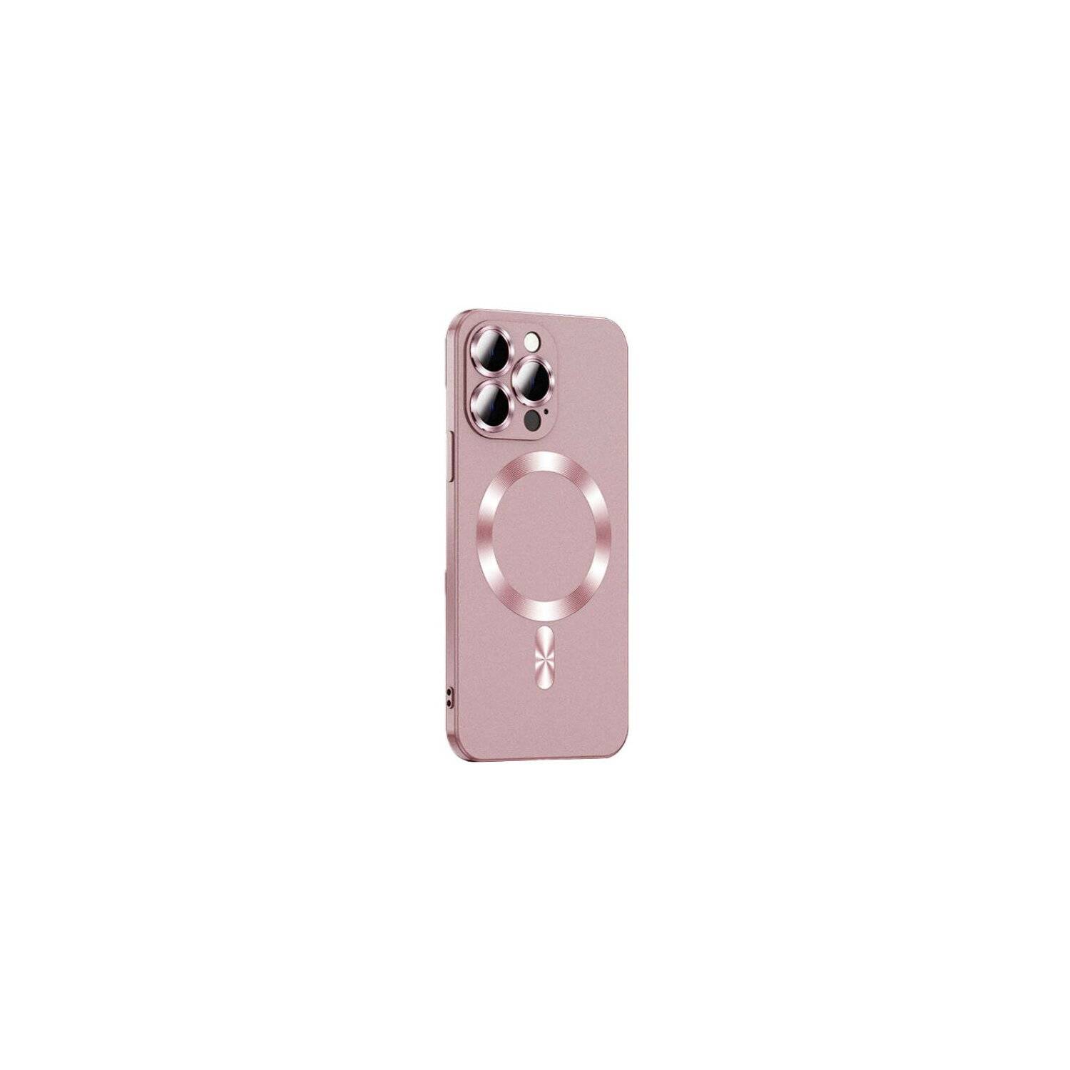 Hülle kompatibel mit iPhone 15 Plus Soft MagSafe Kameraschutz Pink