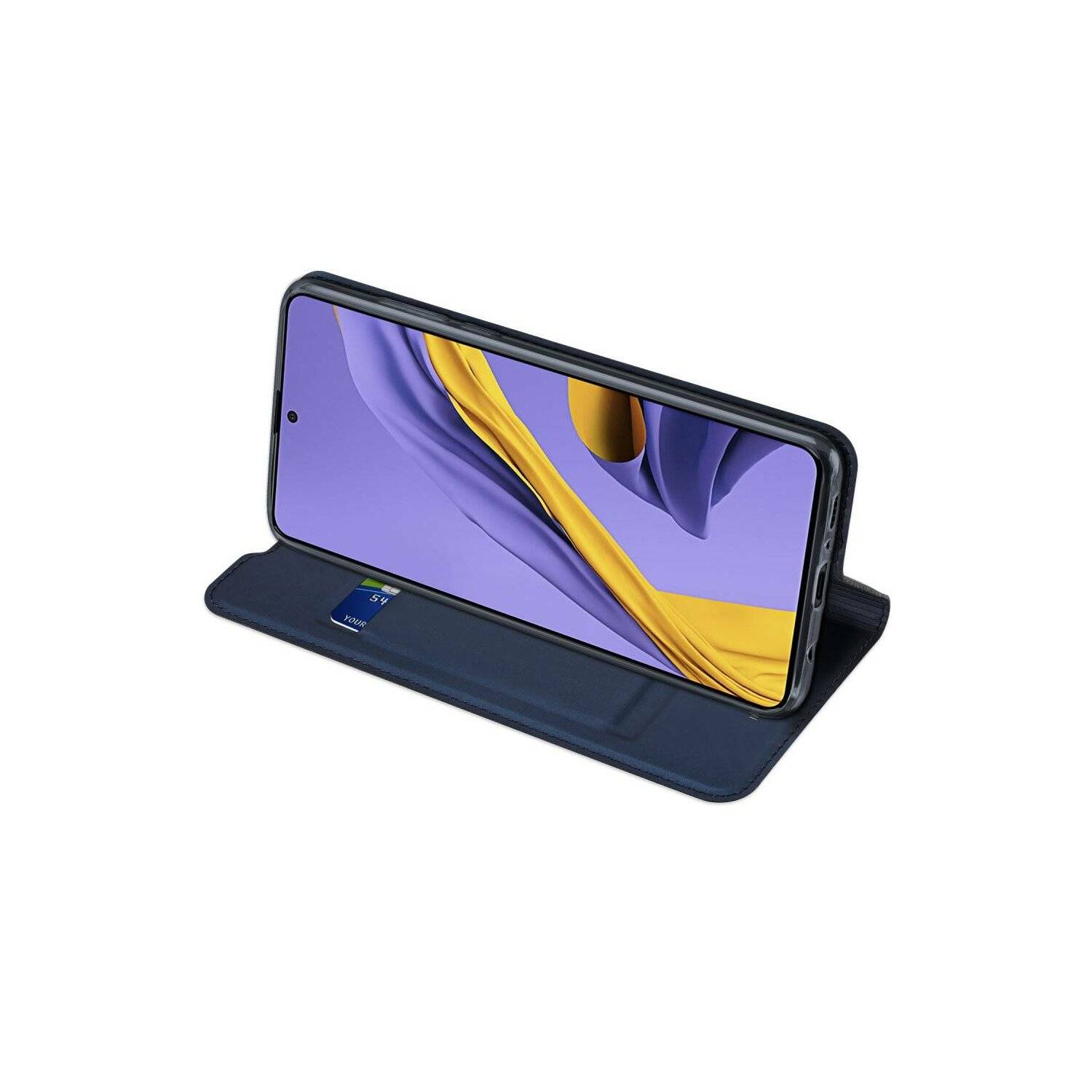 Buch Tasche "Dux Ducis" kompatibel mit Xiaomi Poco M6 Pro Handy Hülle Schutzhülle mit Standfunktion, Kartenfach Schwarz