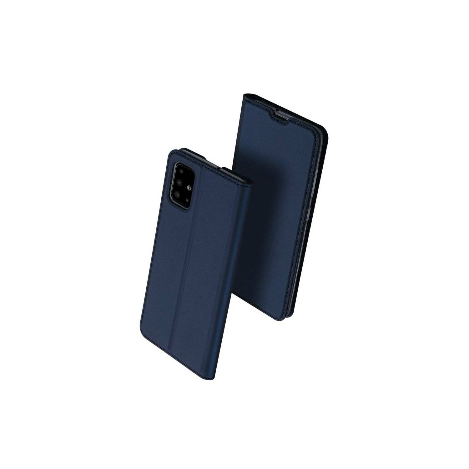 Buch Tasche "Dux Ducis" kompatibel mit Xiaomi Redmi 12 / 12R Handy Hülle Schutzhülle mit Standfunktion, Kartenfach Blau