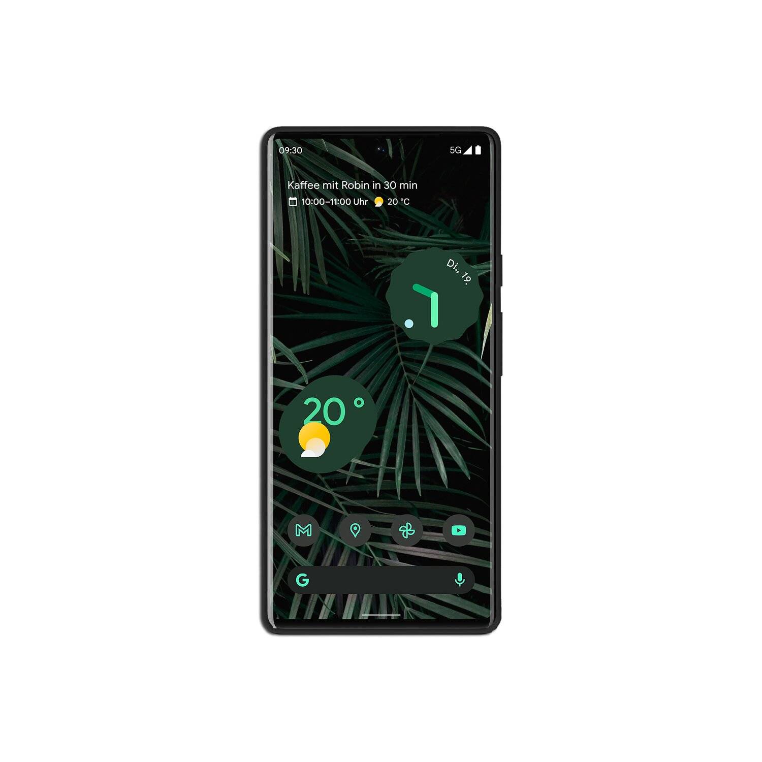 Silikon Hülle Basic Matt kompatibel mit Google Pixel 8a Case TPU Soft Handy Cover Schutz in Schwarz