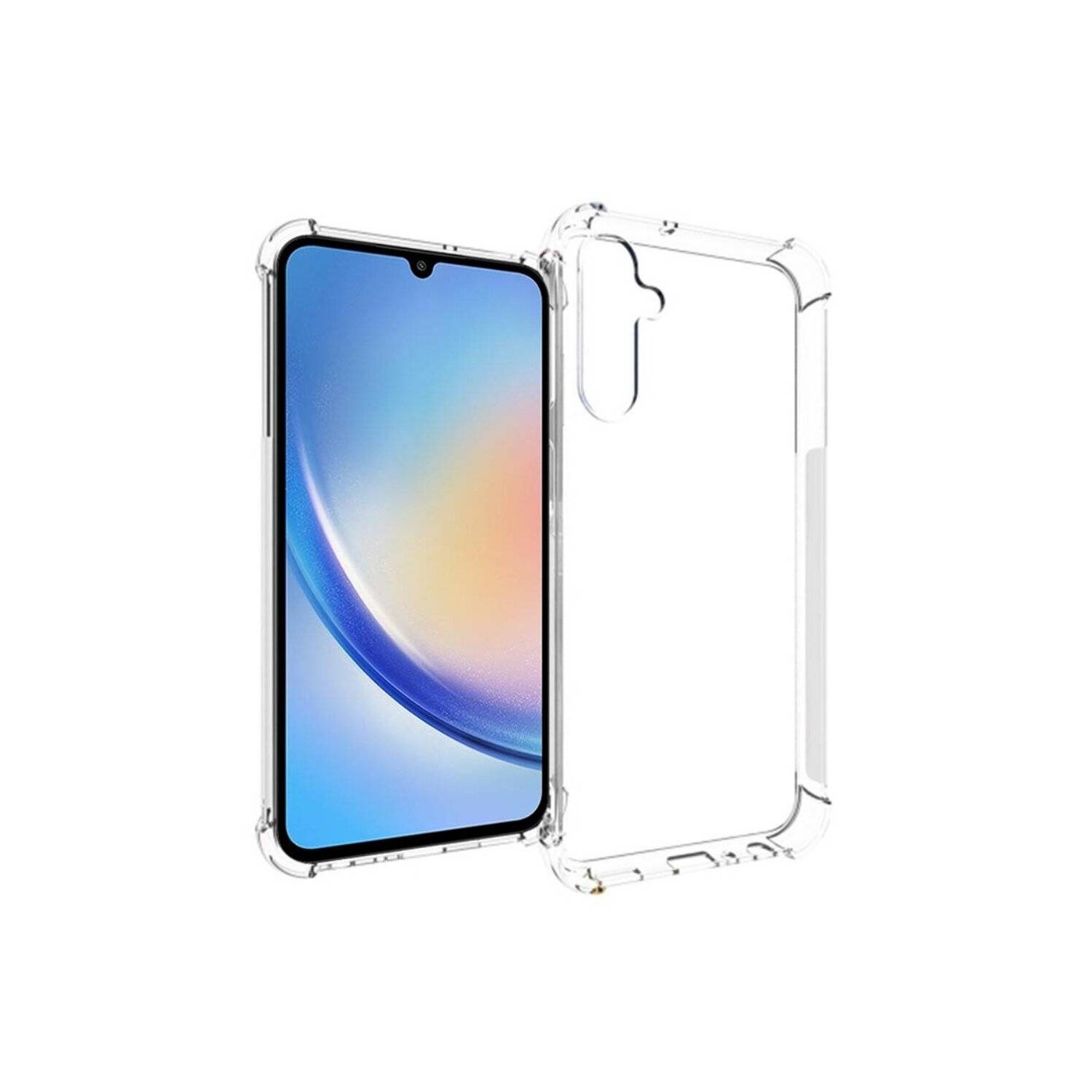 Hülle kompatibel mit SAMSUNG GALAXY A25 5G Antishock Case transparent