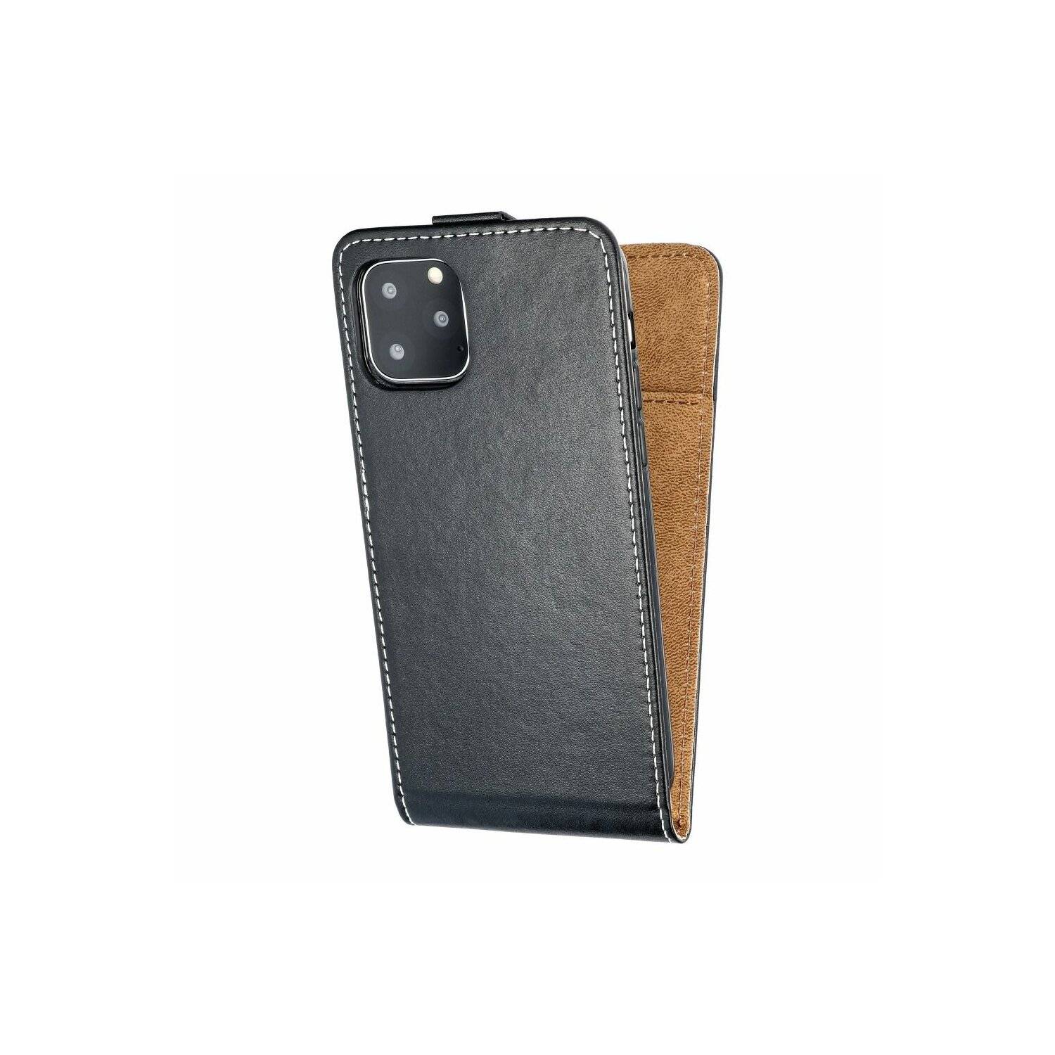 Flip Case kompatibel mit Samsung Galaxy S24 Plus Handy Tasche vertikal aufklappbar Schutzhülle Klapp Hülle schwarz