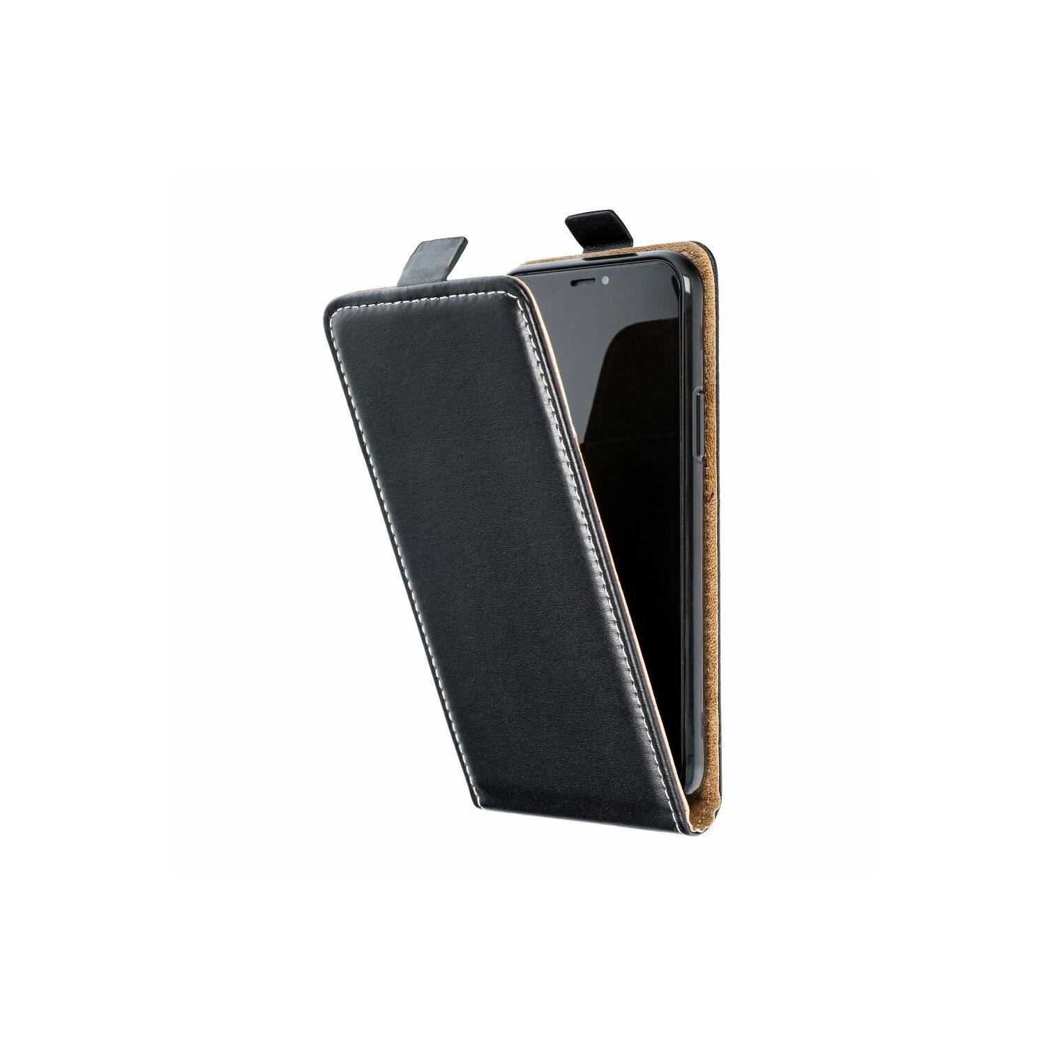 Flip Case kompatibel mit Xiaomi Redmi Note 12 4G Handy Tasche vertikal aufklappbar Schutzhülle Klapp Hülle schwarz