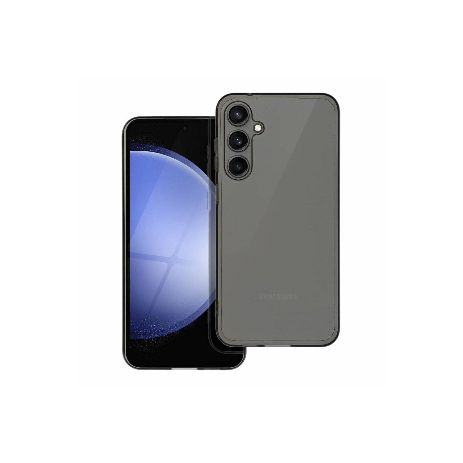 1,5 mm BOX PREMIUM Hülle kompatibel mit SAMSUNG GALAXY S24 PLUS transparent schwarz