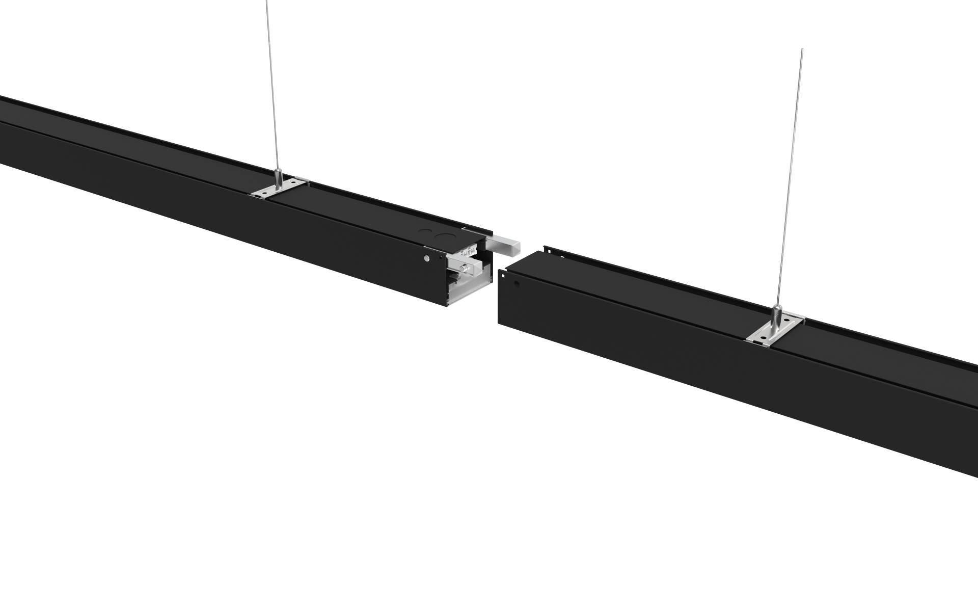 LED Line Prime Fusion Lineare Lampe 40W 4000K 5200LM 0-10V 30*90 ° Schwarz