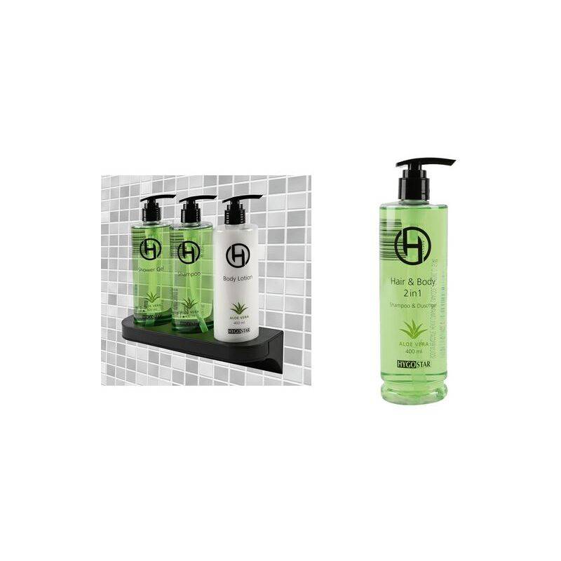 HYGOSTAR 2-in1 Duschgel & Shampoo, 400 ml Pumpspender