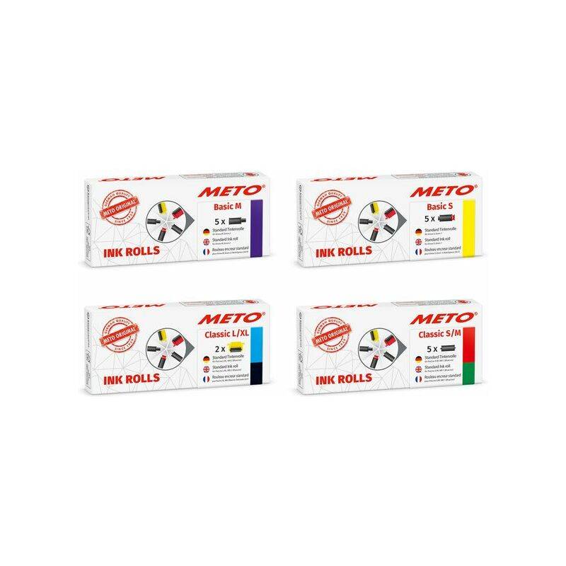 METO Tintenrolle Preisauszeichner Classic S, schwarz