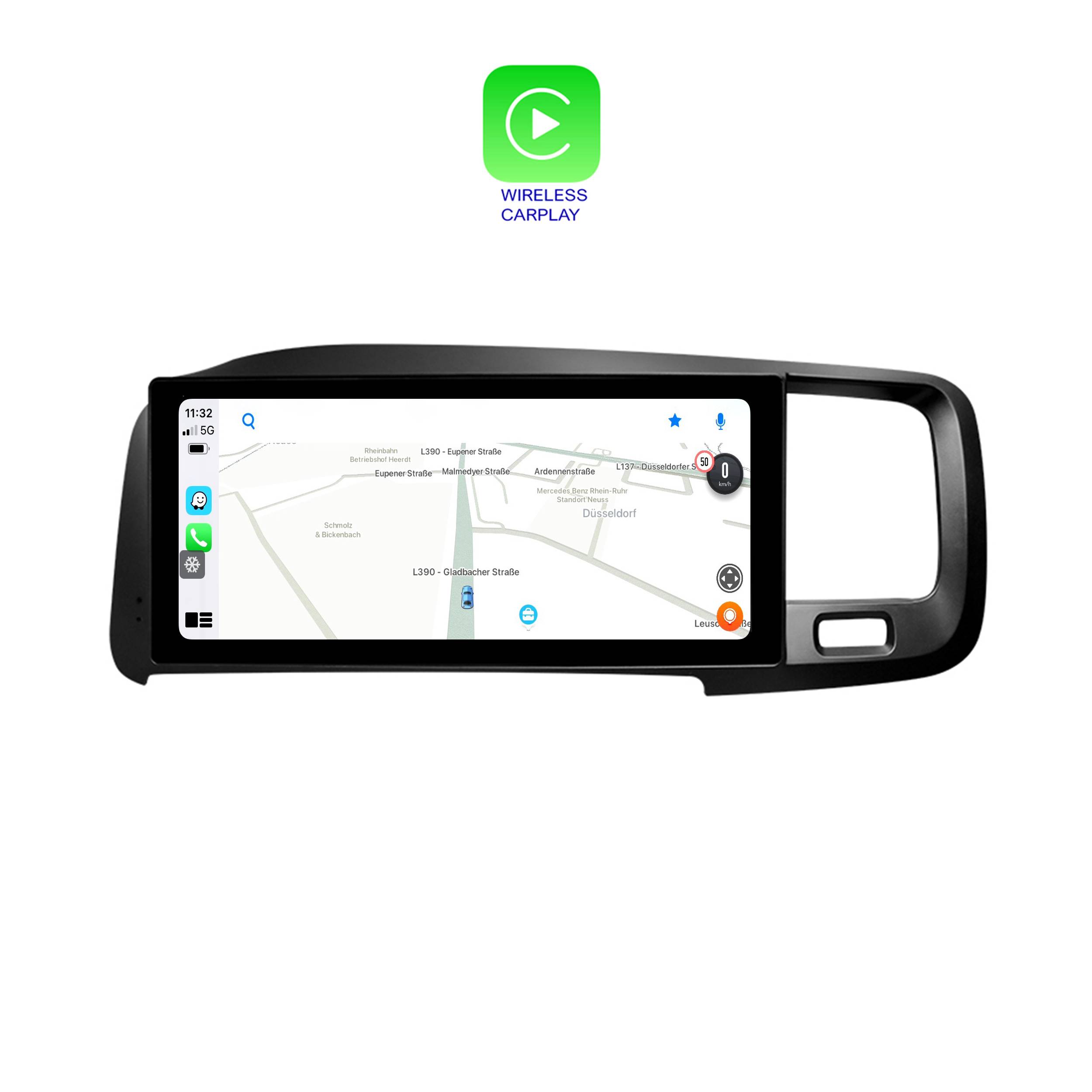 Für Volvo S60 V60 (11-18) 8.8" Touchscreen Android Navigation GPS CarPlay