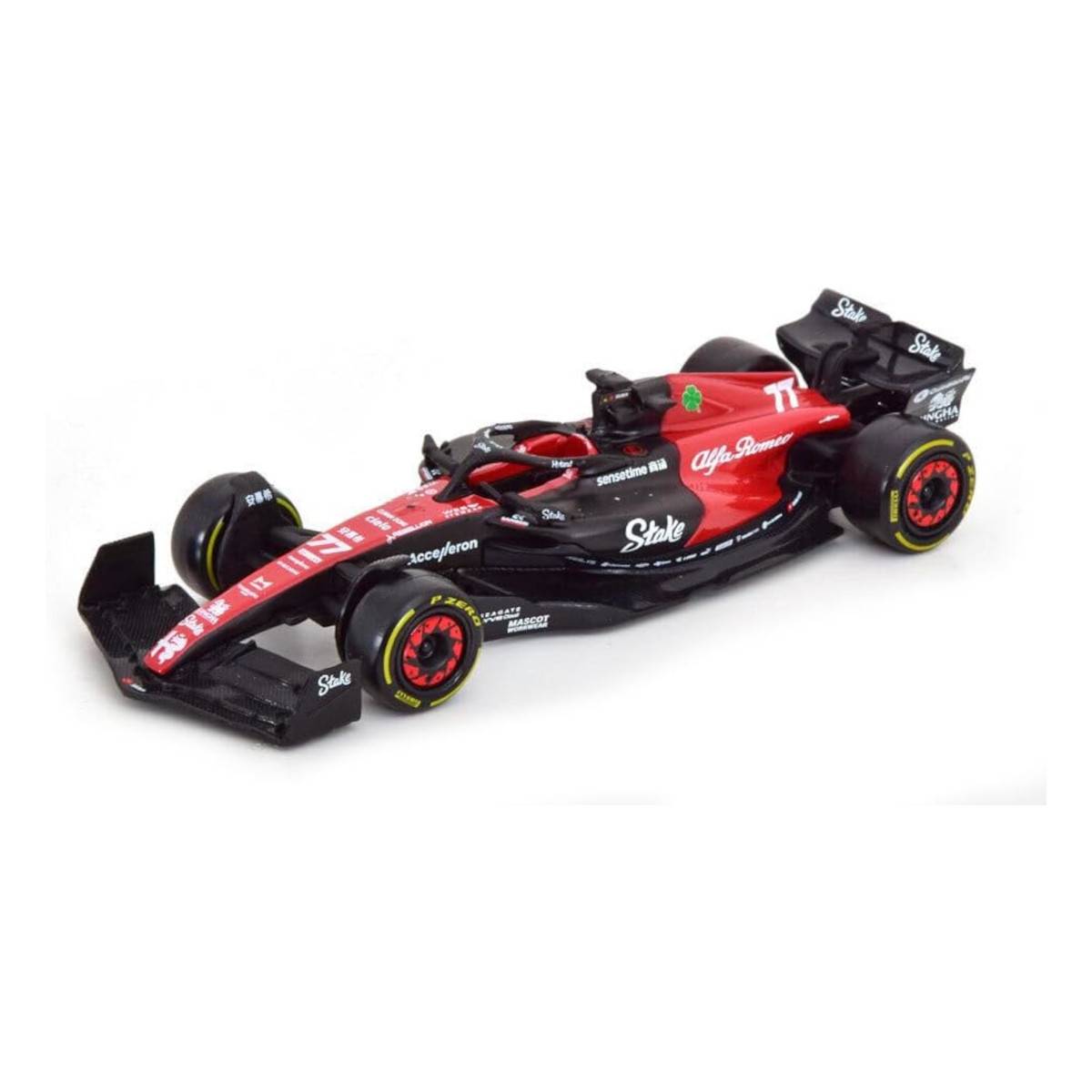 Bburago 18-38085B - Modellauto - F1 Alfa Romeo C43 '23 #77 Bottas (Maßstab 1:43) Formel 1