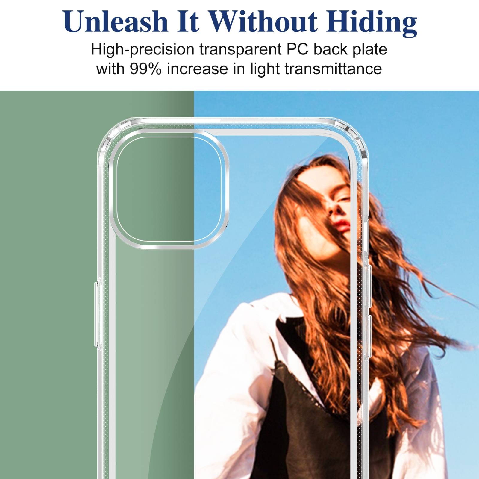 Schutzhülle für iPhone 13 Pro Kamera Case Panzerhülle Handyhülle Cover Tasche Transparent Smartphone Bumper