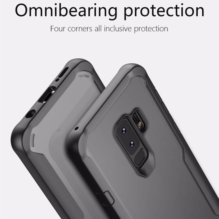 Handytasche für Samsung Galaxy S9 Full Panzer Case Schutz Hülle Cover Schwarz