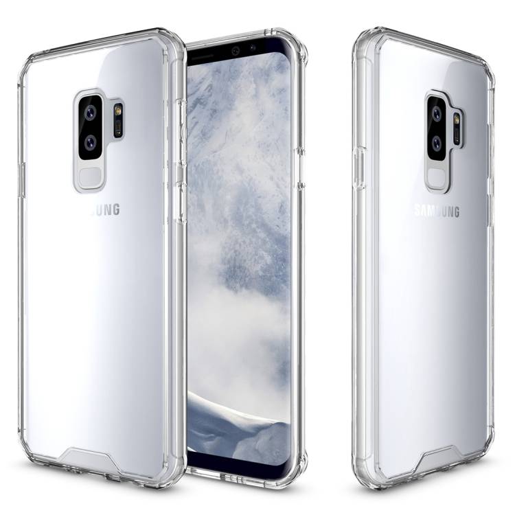Handytasche für Samsung Galaxy S9 Plus Full Case Schutz Hülle Transparent