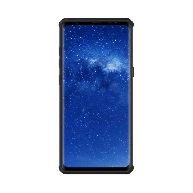 Handy Tasche für Samsung Galaxy Note 8 Case Schutz Hülle Cover Transparent Schwarz