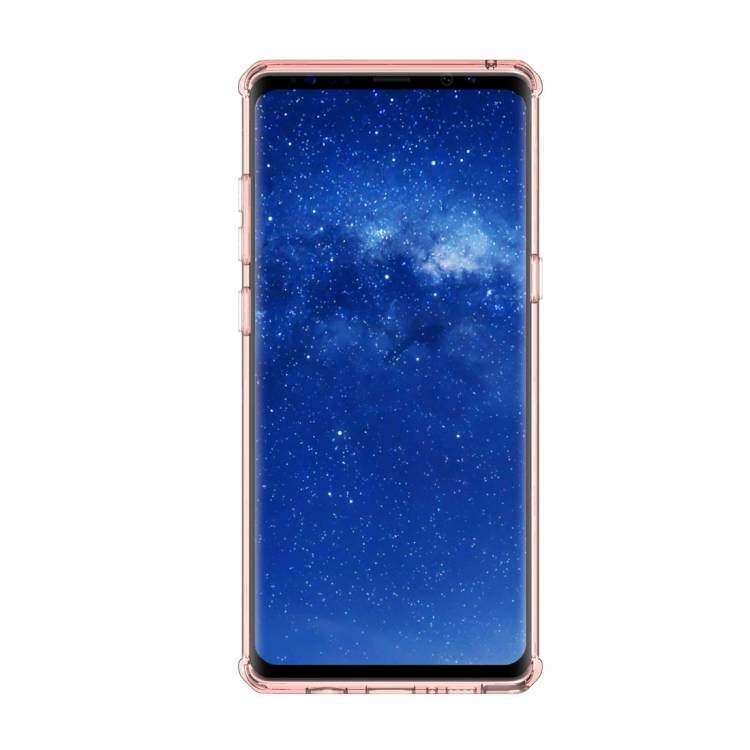Handy Tasche für Samsung Galaxy Note 8 Case Schutz Hülle Cover Transparent Pink